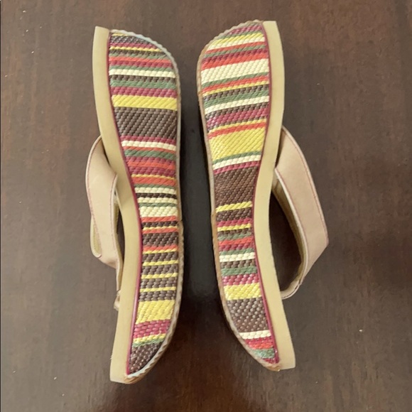 Volatile Leather Multicolored Striped Sandals - Picture 3 of 6